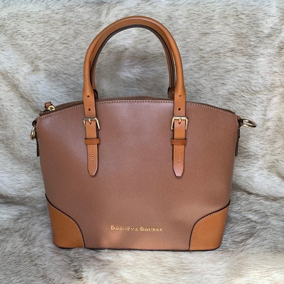 Dooney & Bourke Handbags - (Look Inside!) Dooney & Bourke Domed Satchel Bag